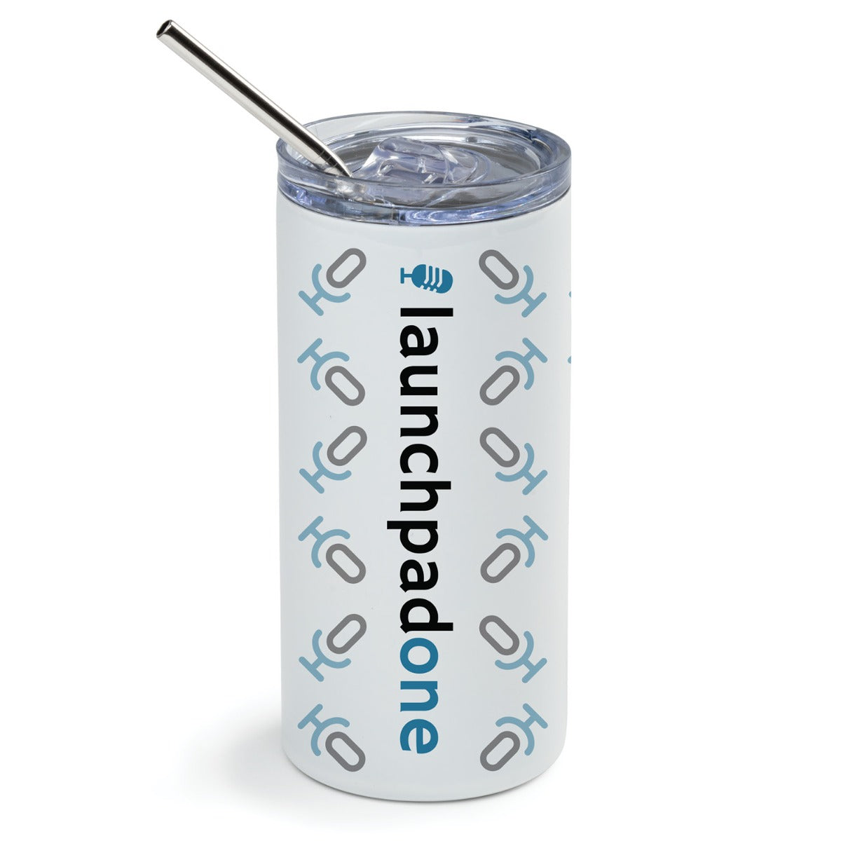 LaunchpadOne Stainless Steel Tumbler with Straw