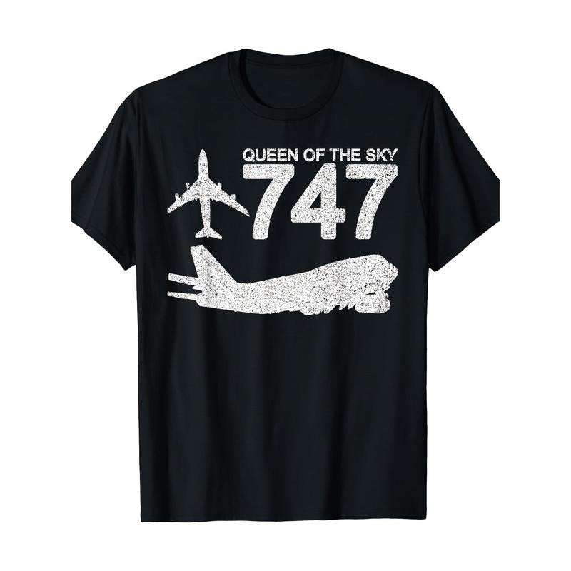 747 Jumbo Jet Aviation Plane Spotting T-Shirt Made in USA Hoodie Sweatshirt | PrintMintTees.com