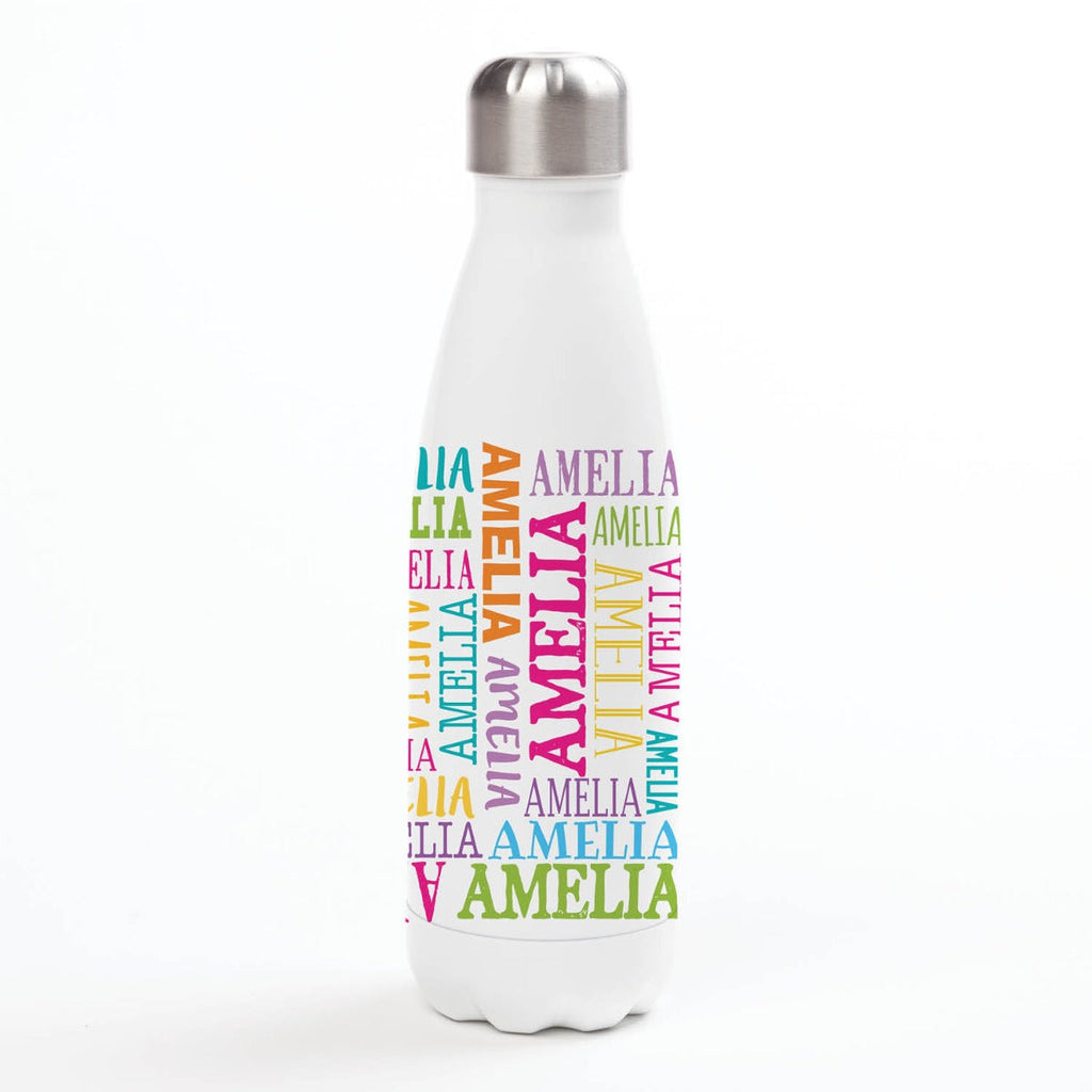 Girl's Pattern Personalized Stainless Steel Water Bottle