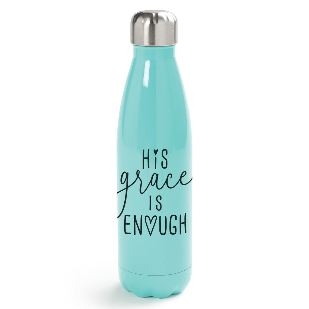 His Grace Is Enough Stainless Steel Water Bottle