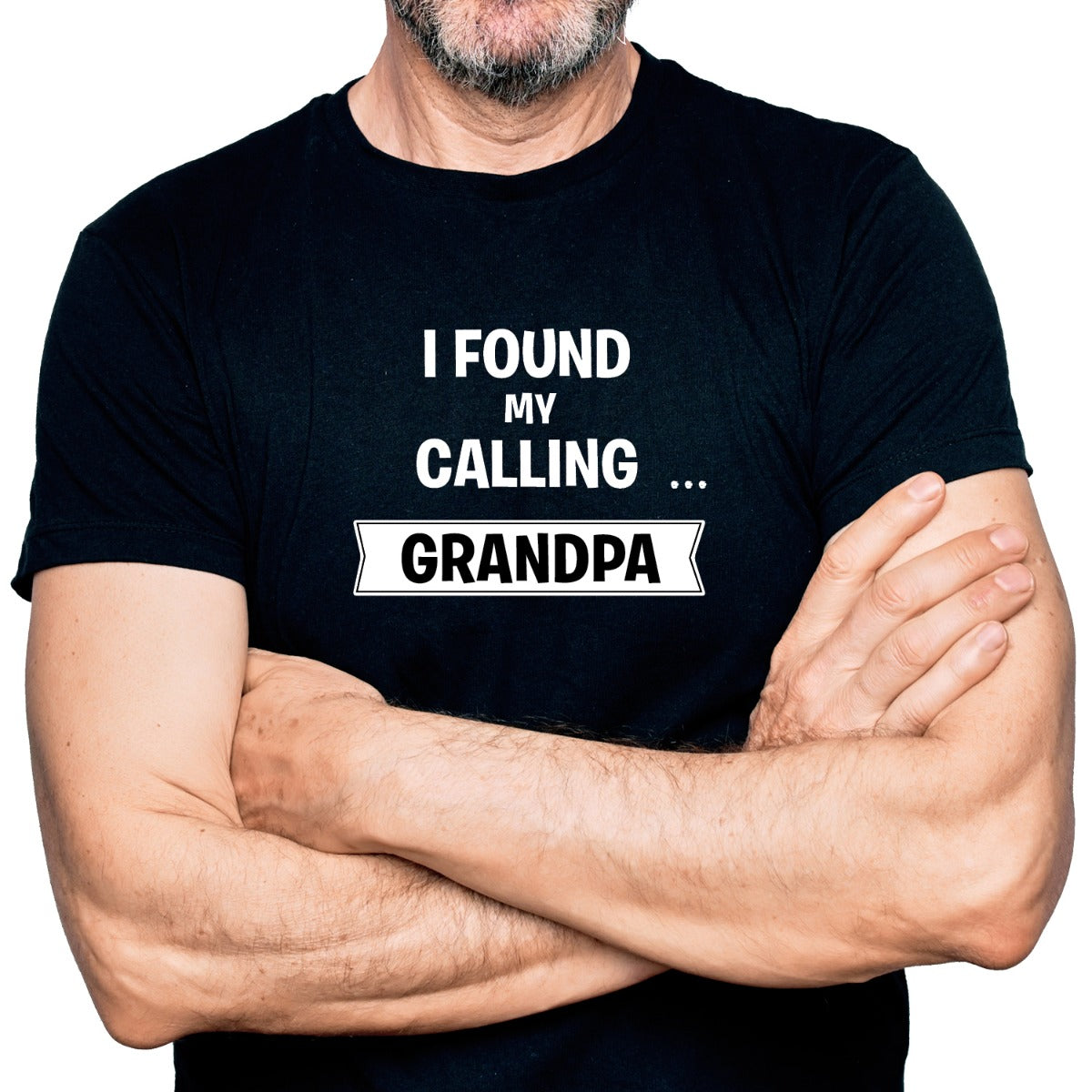I Found My Calling Personalized Black Adult T-shirt