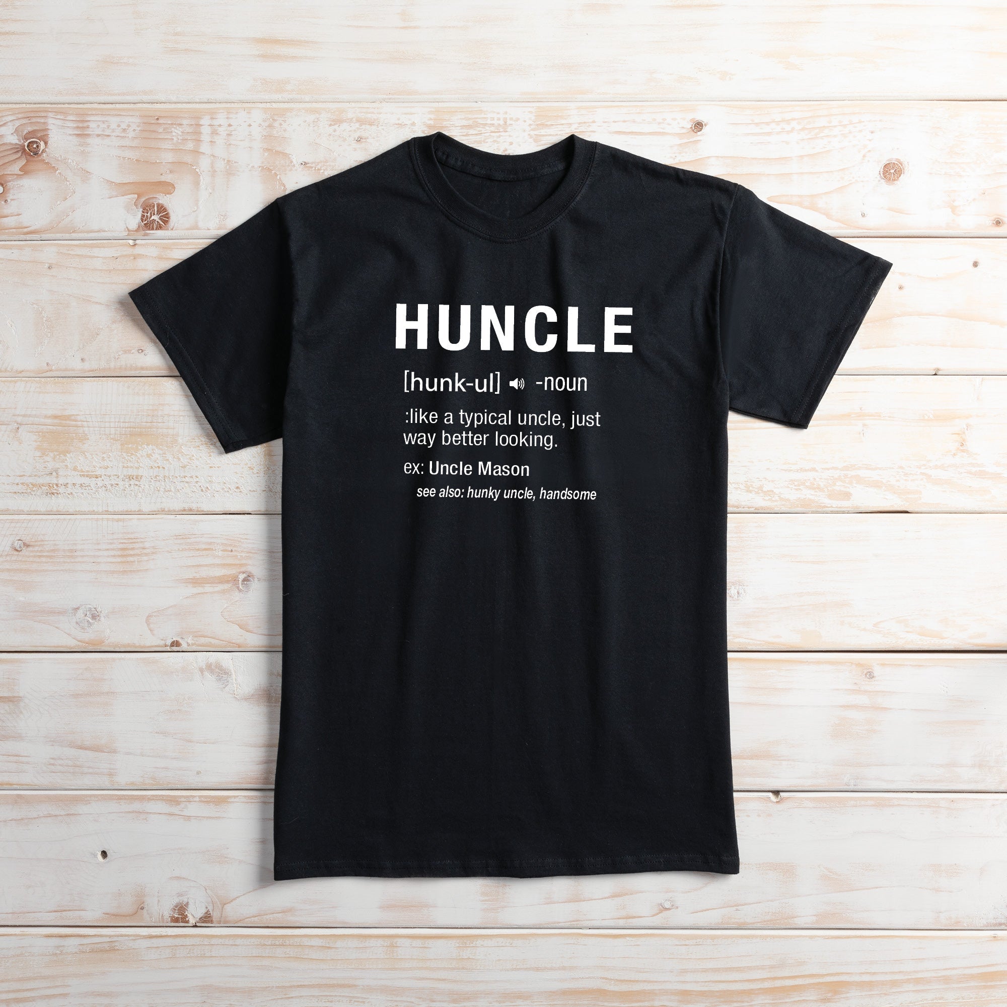 Huncle Black T-Shirt