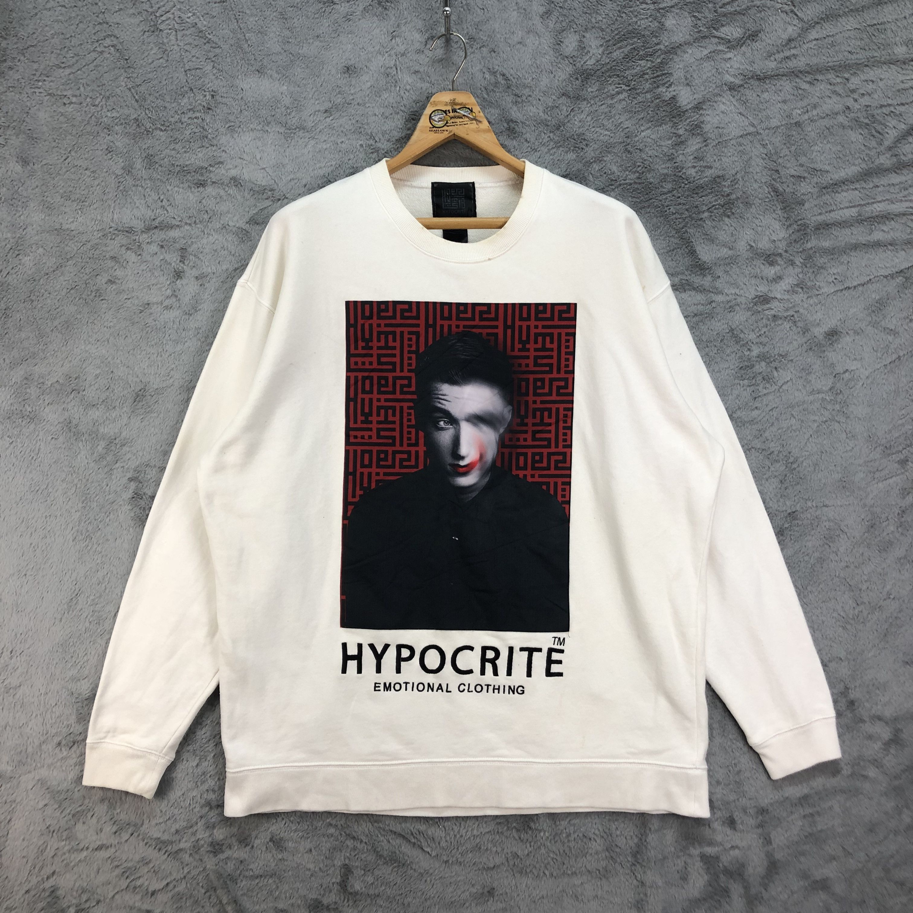 Japanese Brand Hypocrite Emotional Clothing Graphic Sweatshirt 4622 163 Shirt Hoodie | PrintMintTees.com