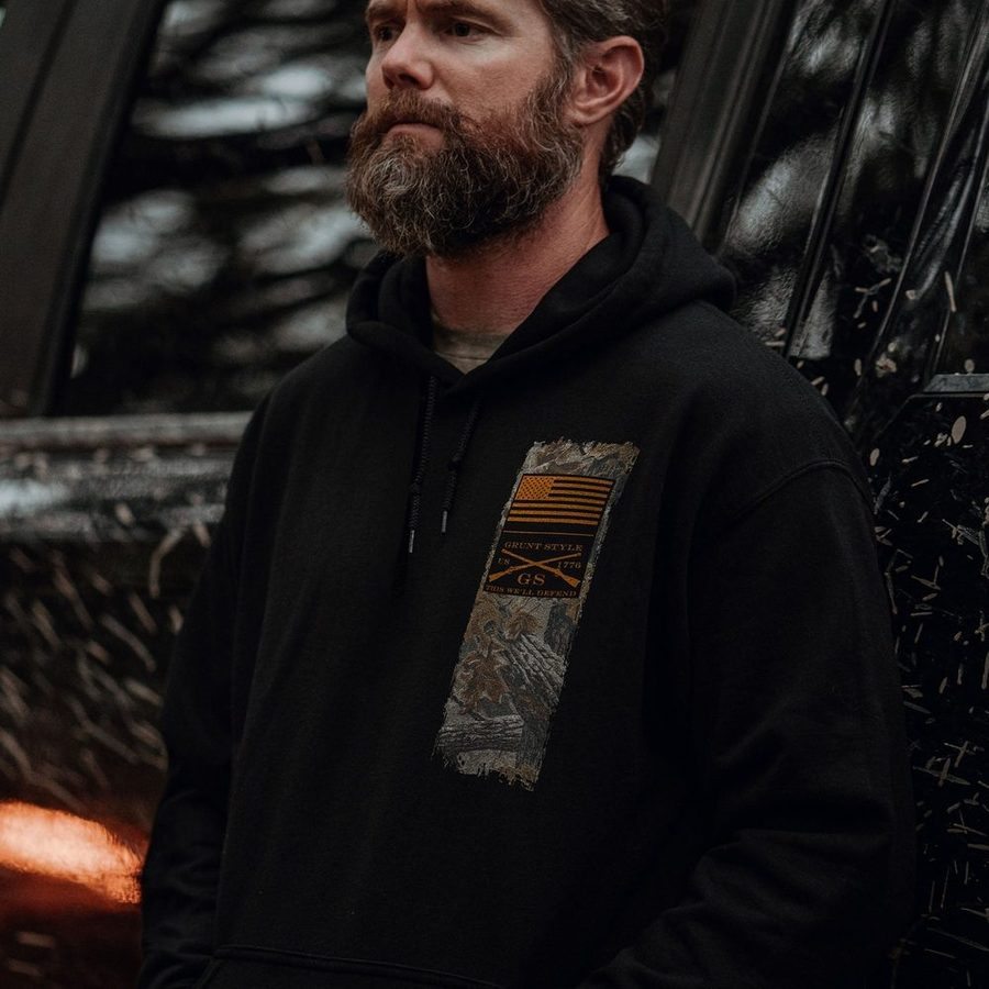 Realtree Xtra Grey® Hunt Hoodie - Black