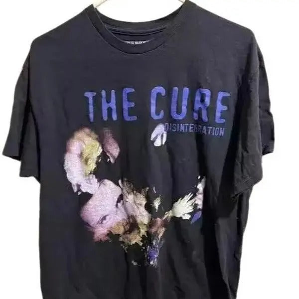 80s The Cure Band Shirt, The Cure Black Gift Fan Unisex Tshirt, Creed Black graphic Tee Hoodie Sweatshirt | PrintMintTees.com
