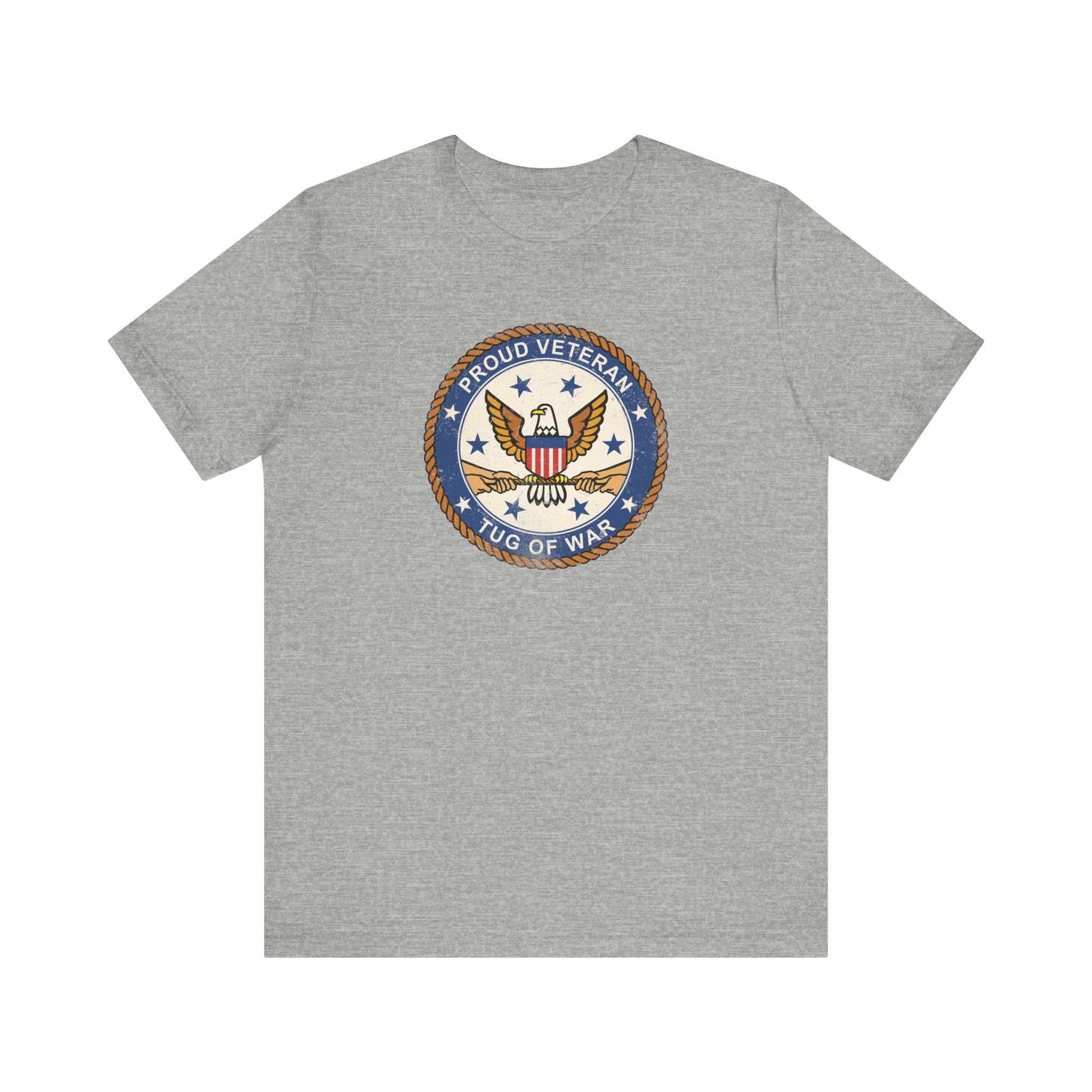 Proud Veteran (Tug Of War) - Men's T-Shirt