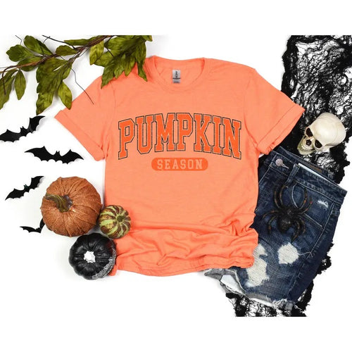 # 822 -Pumpkin Season - Print Unisex Crew neck Tee T-shirt Comfort Fabric Hoodie Sweatshirt | PrintMintTees.com