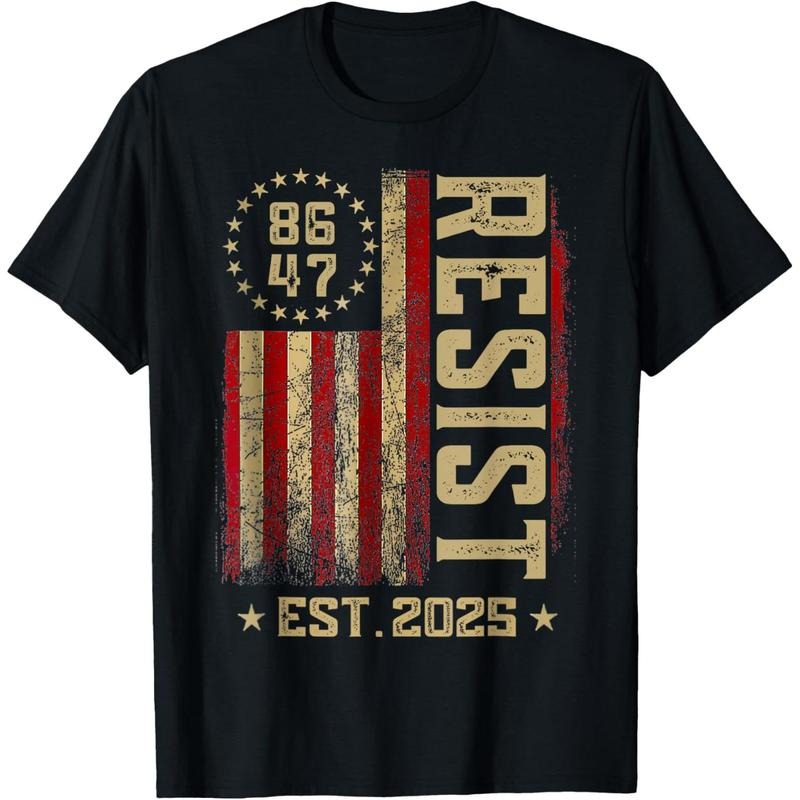 86 47 Anti Trump Resist Impeach Trump Impeach 47 US Flag T-Shirt Hoodie Sweatshirt | PrintMintTees.com