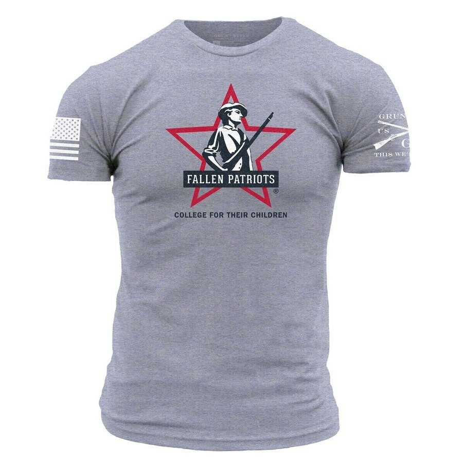 CFP Fallen Patriots Men's Tee - Heather Gray