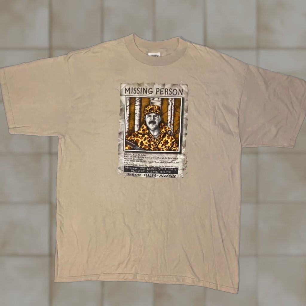 Tultex Vintage Peggy V Murray Funny Missing Person Hunter Humor Y2k Tultex Tshirt 2xl Beige Cotton S Hoodie Sweatshirt