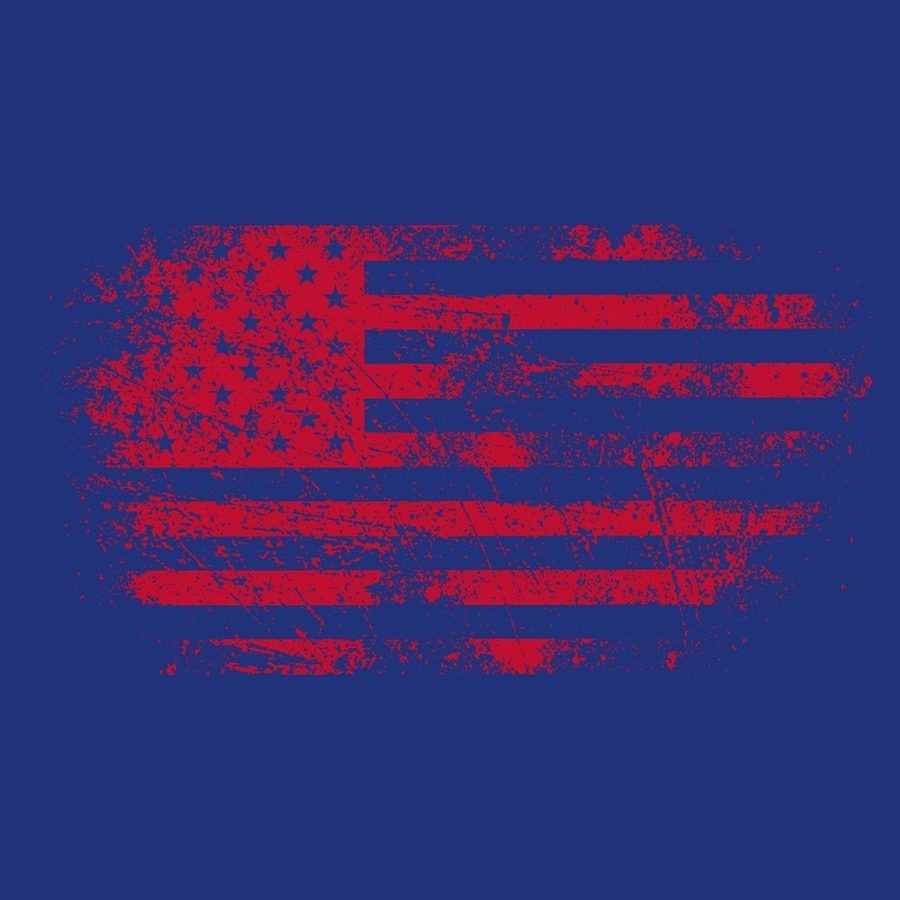 Men's Vintage American Tank - Royal