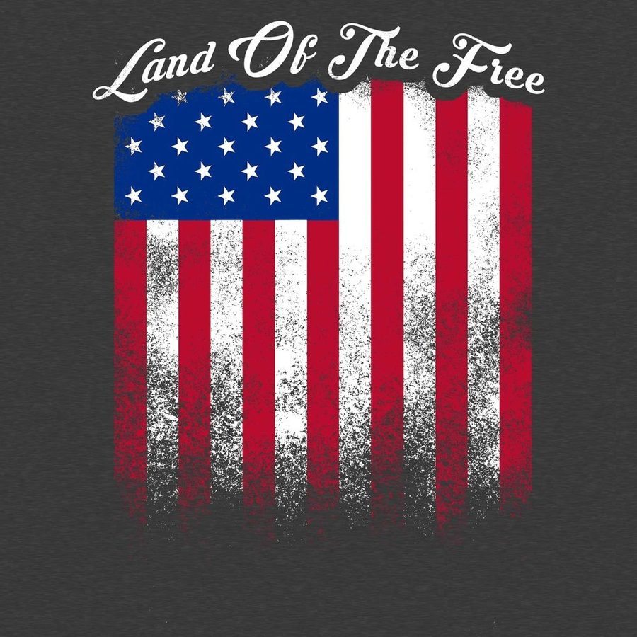 CFP Men's Land Of The Free Tee - Charcoal