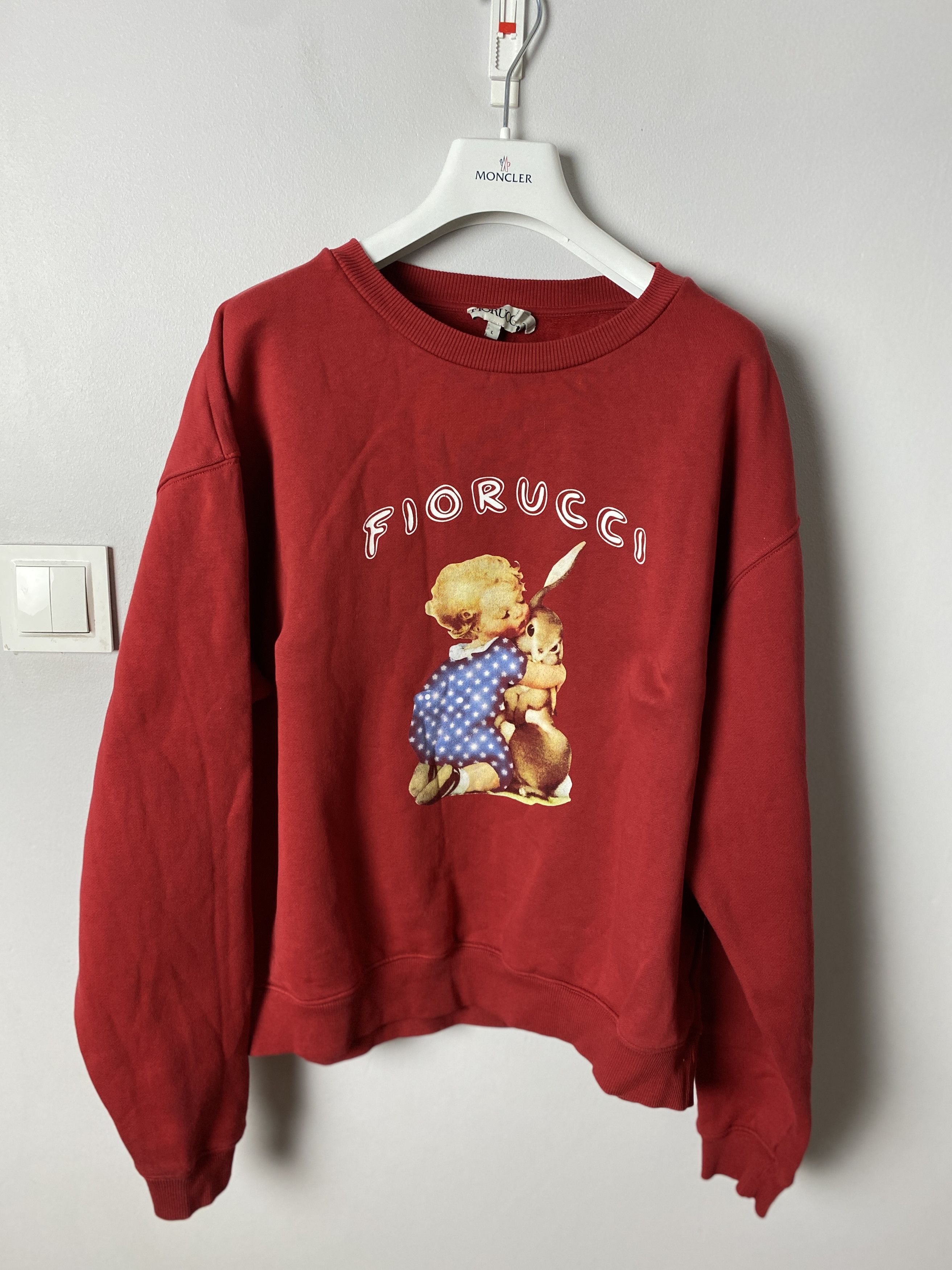 Fiorucci Rabbit Hug Graphic Sweatshirt Crewneck Shirt Hoodie | PrintMintTees.com