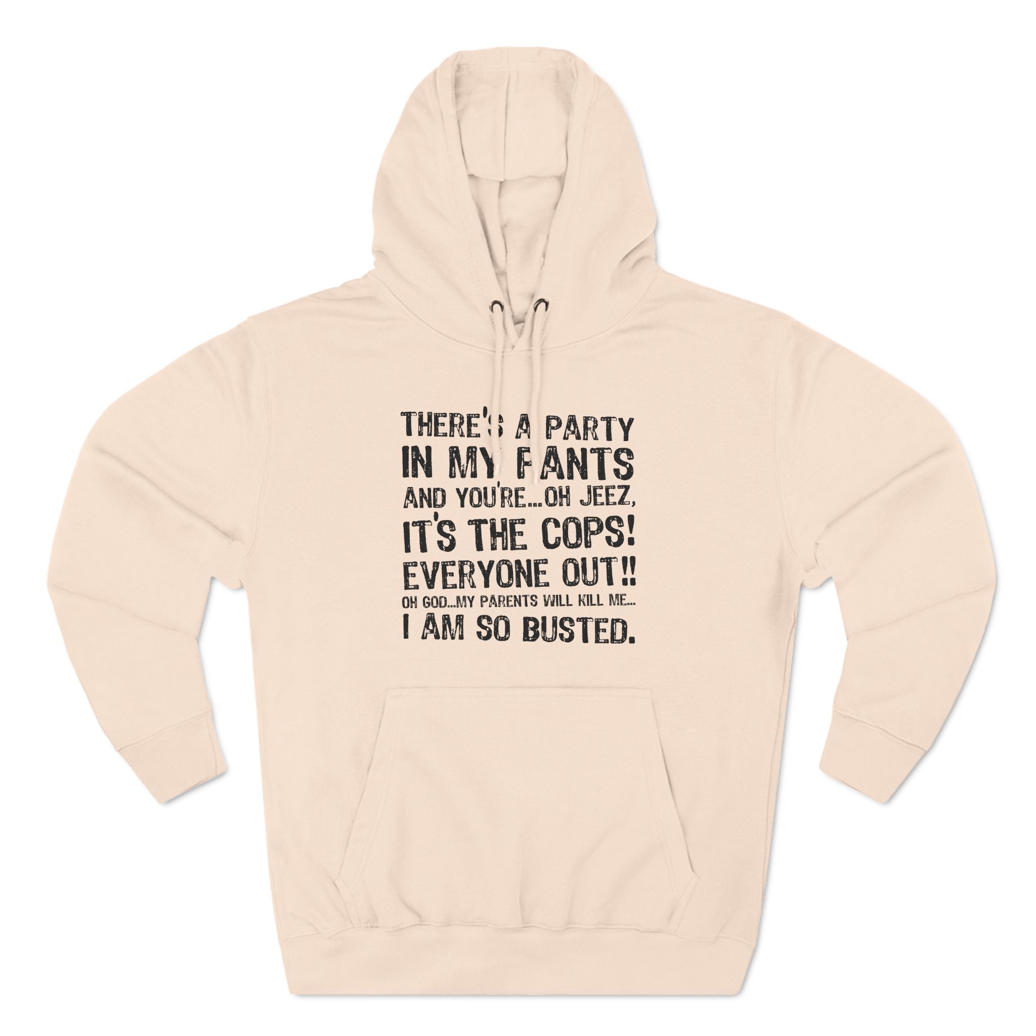 There's A Party In My Pants And You're... Oh Jeez It's The Cops! - Hoodie