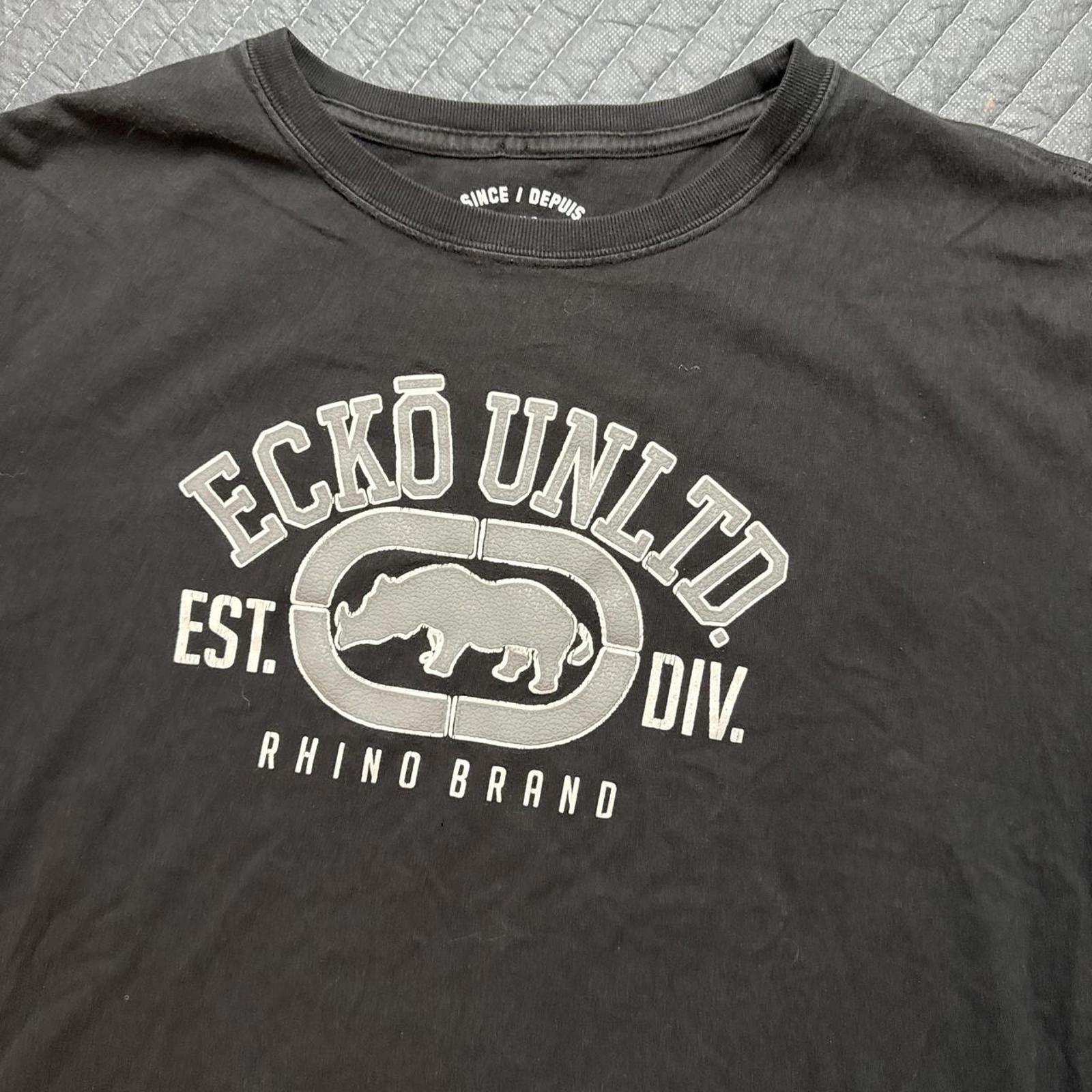 Unltd Y2k Ecko Unltd Rhino Logo T Shirt Mens Xxl Hoodie Sweatshirt | PrintMintTees.com