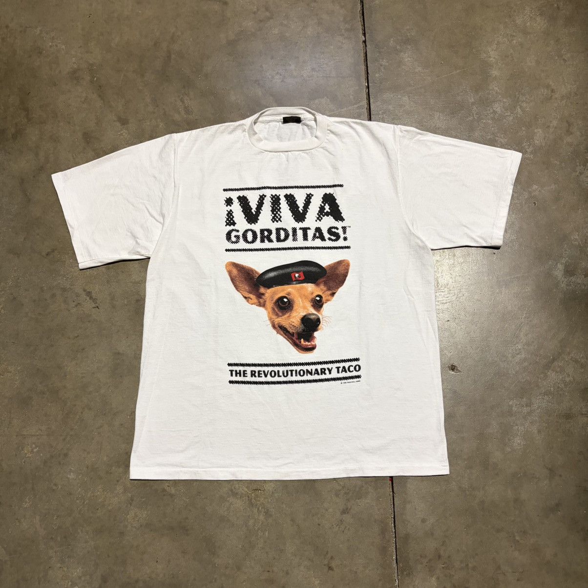 Vintage Taco Bell T Shirt Viva Gorditas Food Promo 90s Usa Hoodie Sweatshirt | PrintMintTees.com