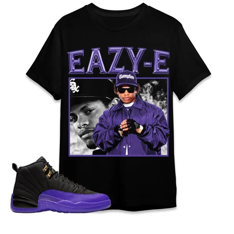 A J 12 Field Purple Unisex T-Shirt, Tee, EAZY E, Shirt To Match Sneaker Hoodie Sweatshirt | PrintMintTees.com