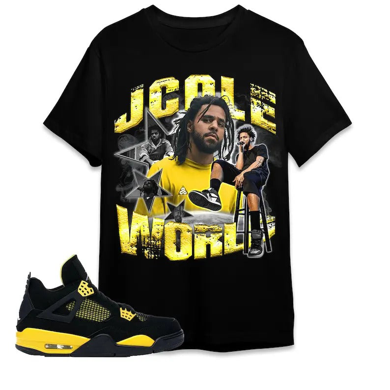 A J 4 Thunder Unisex T-Shirt, Tee, Jay Cole, Shirt To Match Sneaker Hoodie Sweatshirt | PrintMintTees.com