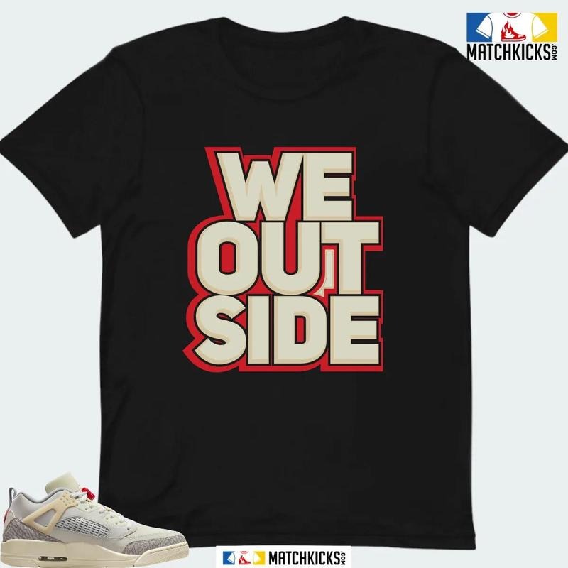 A J SPIZIKE LOW SAIL COCONUT MILK SNEAKER MATCHING T-SHIRT (WE OUTSIDE) Hoodie Sweatshirt | PrintMintTees.com