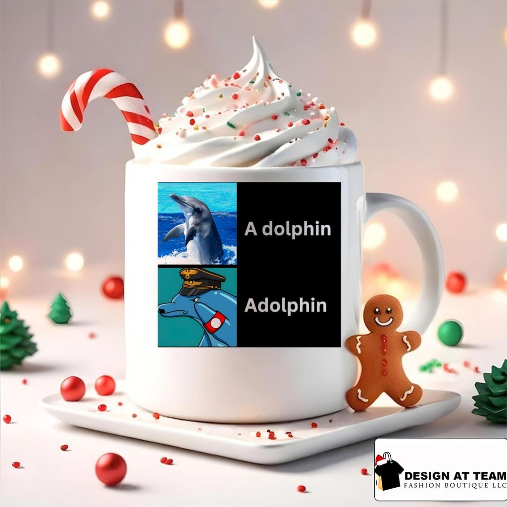 A dolphin Adolphin Adolf Hitler meme shirt