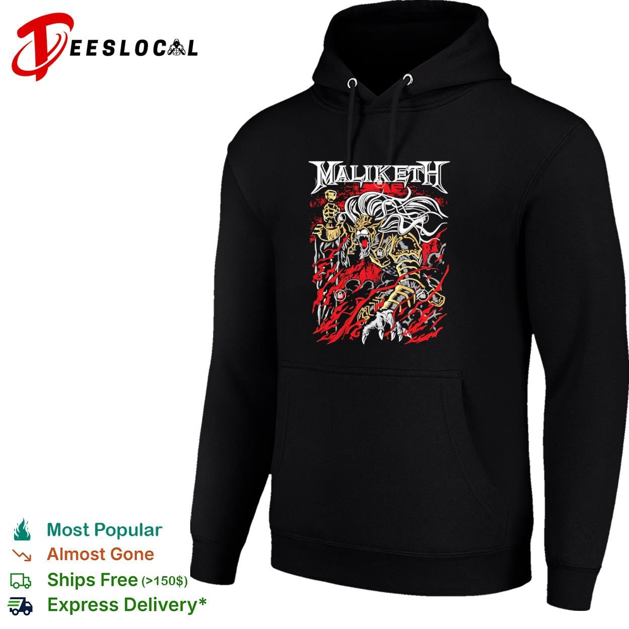 A heavy metal style Maliketh from Elden Ring shirt