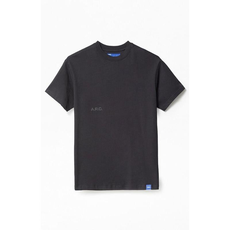 A.R.C. Men's Black Vintage Wash Heavyweight Cropped Boxy T-Shirt Hoodie Sweatshirt | PrintMintTees.com