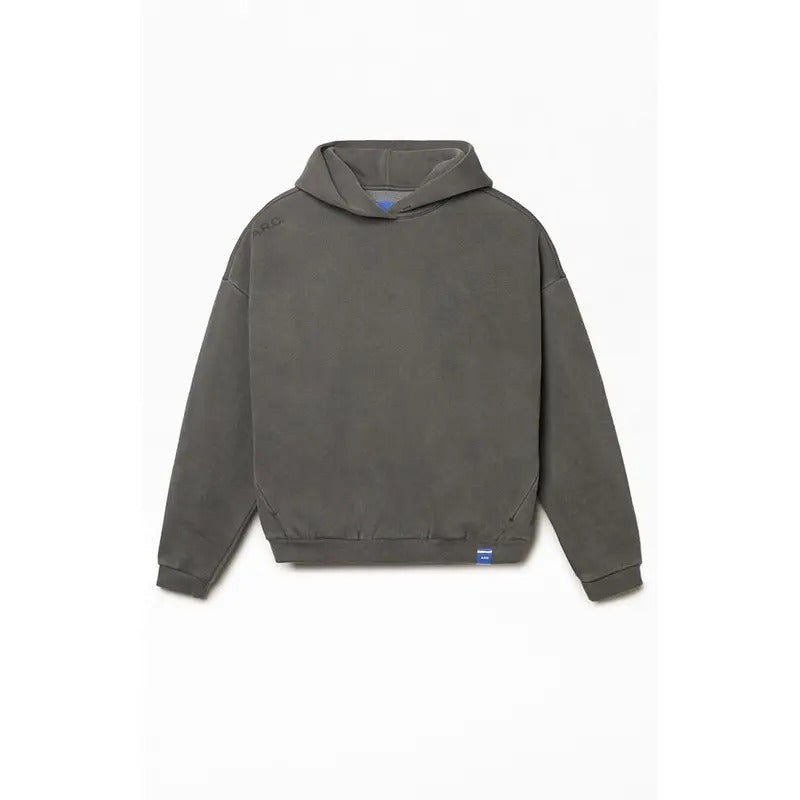 A.R.C. Men's Light Tan Vintage Wash Heavyweight Oversized T-Shirt Hoodie Sweatshirt | PrintMintTees.com