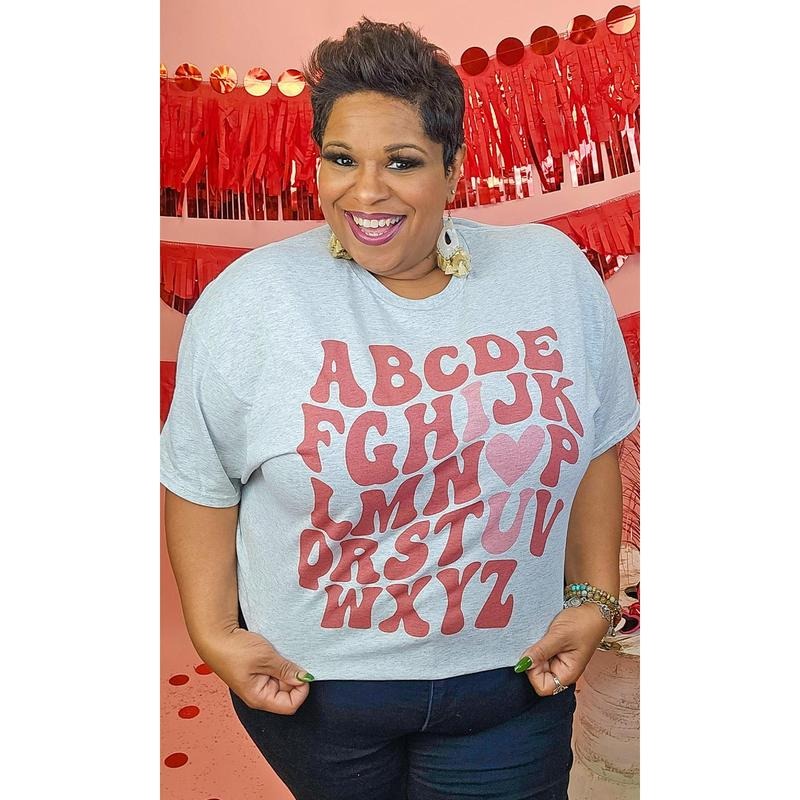 ABC I Love You Graphic T-Shirt Hoodie Sweatshirt | PrintMintTees.com