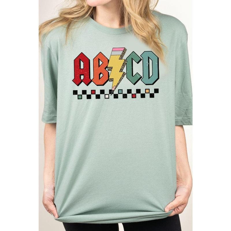 ABCD Teacher Combed Cotton T-Shirt - duplicate Hoodie Sweatshirt | PrintMintTees.com
