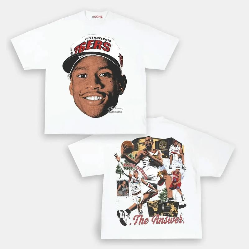 ALLEN IVERSON V4 TEE - [DS] T-shirt, Gift For Fans Hoodie Sweatshirt | PrintMintTees.com