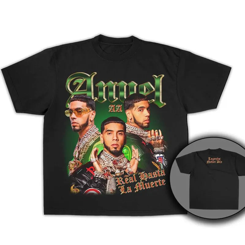 ANUEL REAL hasta la muerte Shirt Gift for Fan Hoodie Sweatshirt | PrintMintTees.com