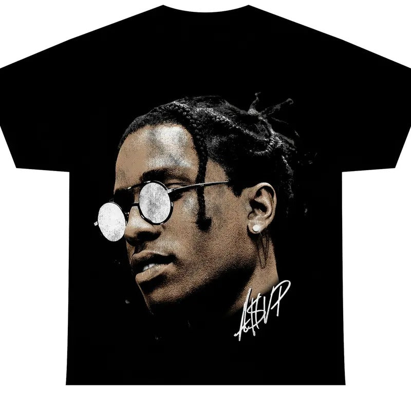 ASAP ROCKY T-SHIRT Vintage Rapper Graphic Tee Rap Hip Hop Concert Tour Shirt for Men Women Streetwear Menswear Top Hoodie...