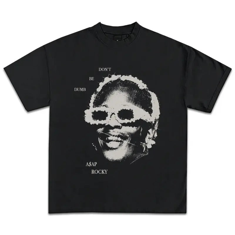ASAP ROCKY T-Shirt 90s Vintage Rapper Graphic Tee Bootleg Rap Hip Hop Concert Merch Men Women Menswear Top Hoodie Sweatshirt