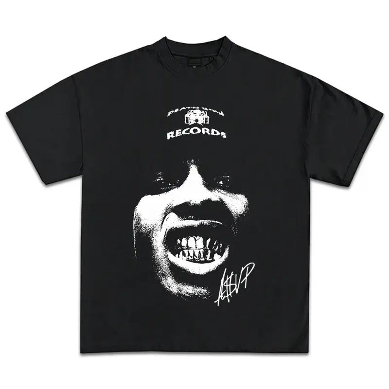 ASAP ROCKY T-Shirt 90s Vintage Rapper Graphic Tee Bootleg Rap Hip Hop Concert Merch Men Women Menswear Topstyle{n002}2...
