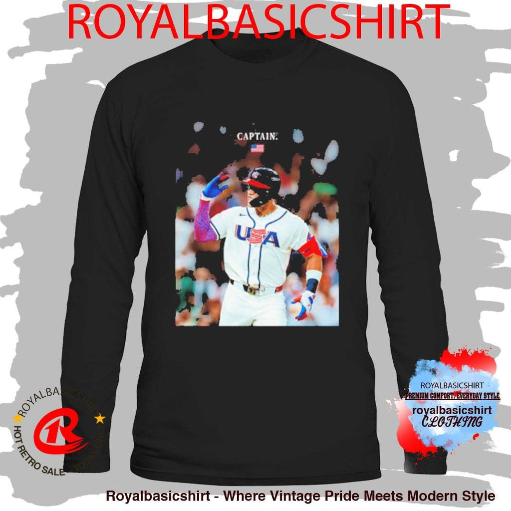 Aaron Judge Captain USA Team Night Of 2026 World Baseball Classic Shirt
