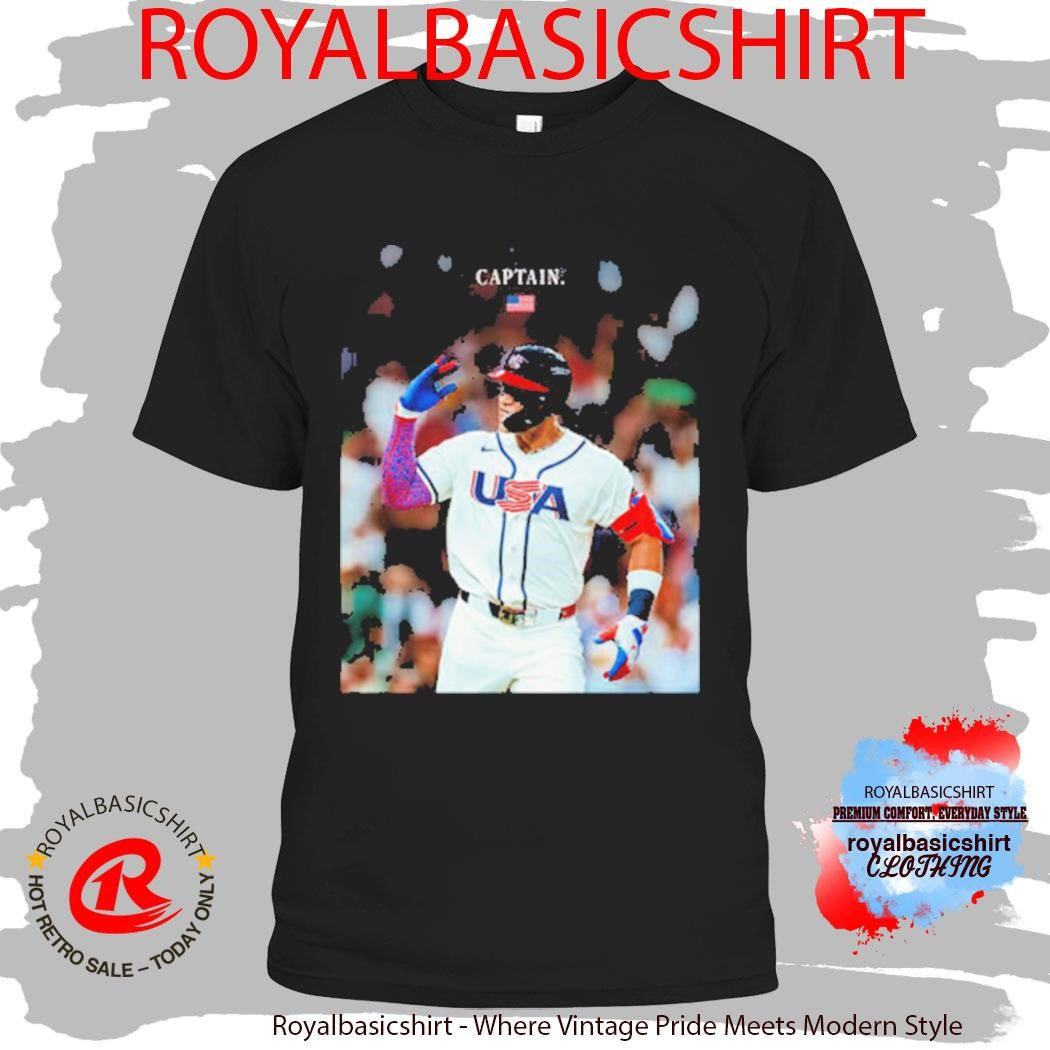 Aaron Judge Captain USA Team Night Of 2026 World Baseball Classic Shirt