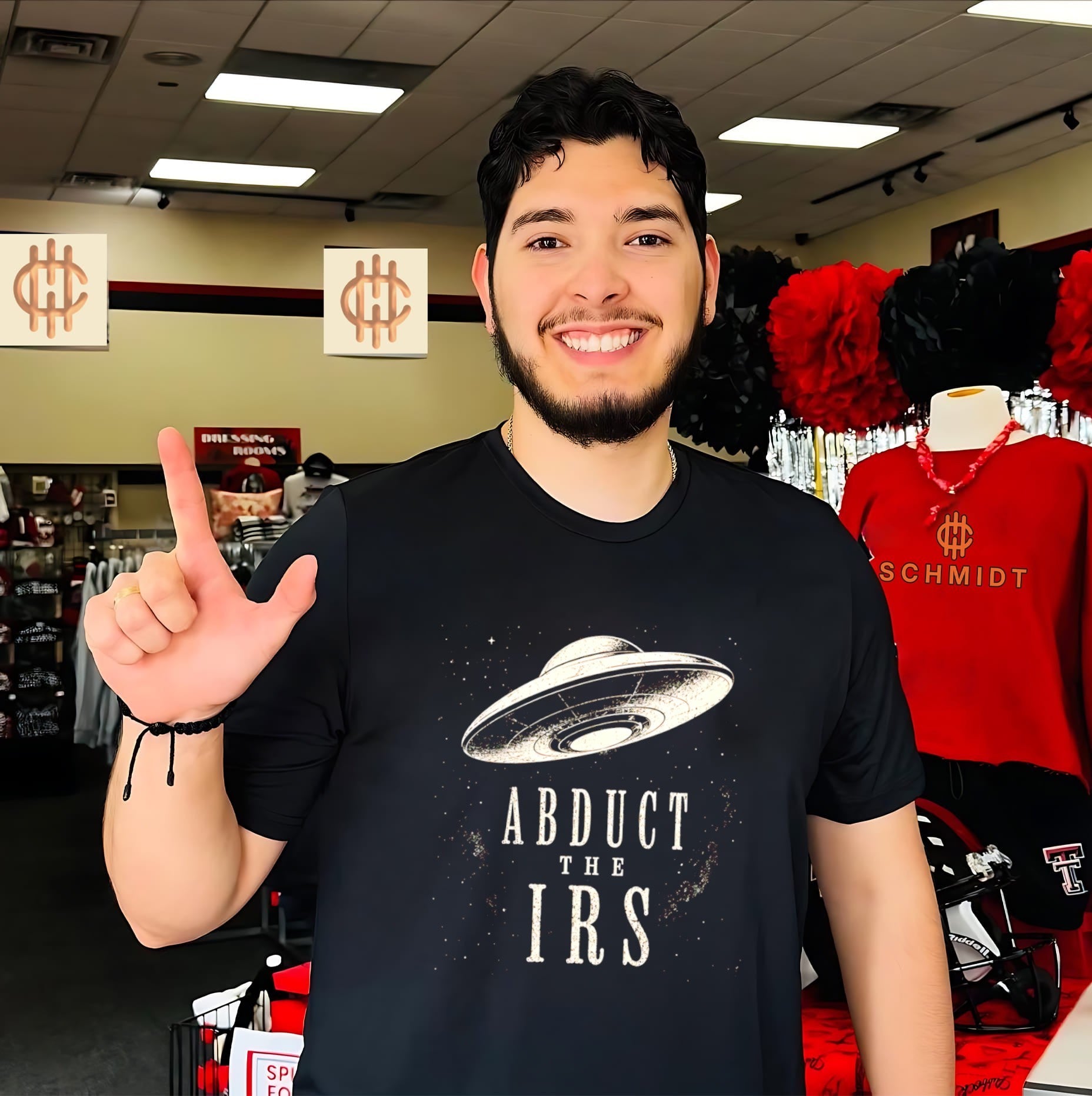 Abduct The IRS UFO shirt