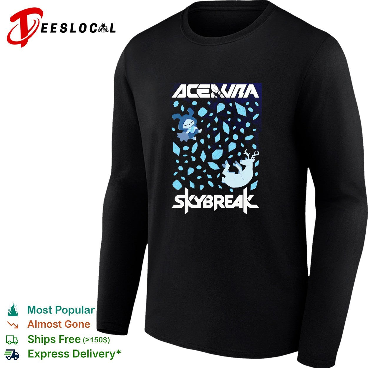 Ace Aura Skybreak EDM music artistic shirt