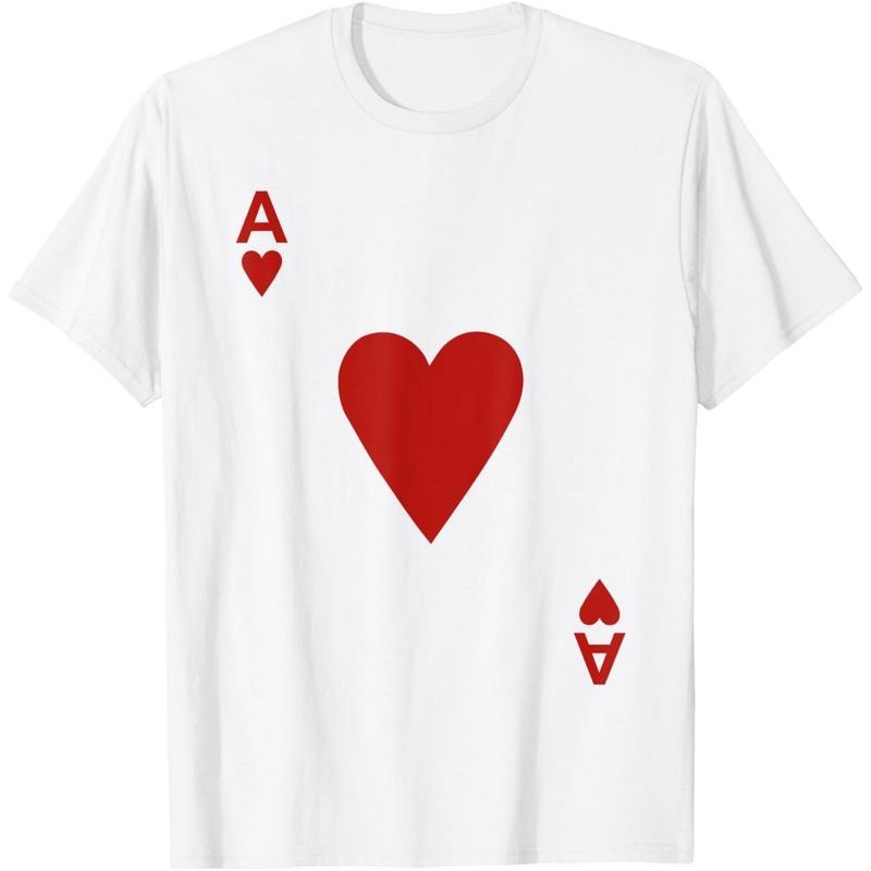 Ace of hearts Blackjack Cards Poker 21 A T-Shirt made in usa Hoodie Sweatshirt | PrintMintTees.com