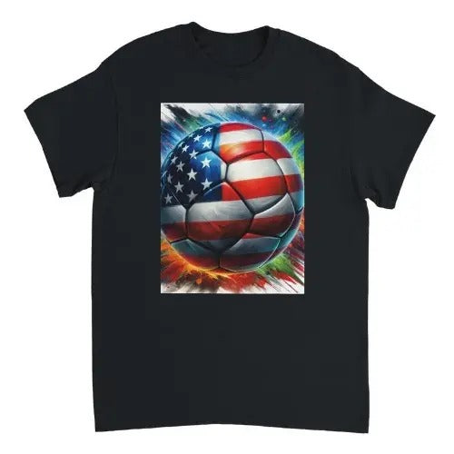 Acrylic Look United States Futbol Soccer Unisex Crewneck T-shirt made in usa Hoodie Sweatshirt | PrintMintTees.com
