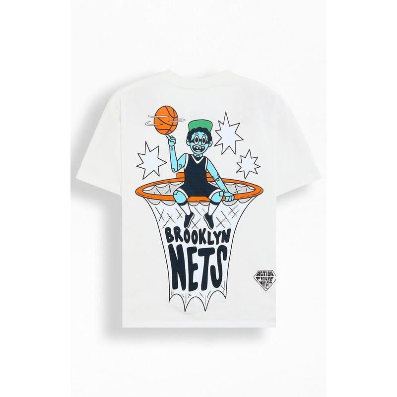 Action Figure Miles Men's NBA All-Stars Brooklyn Nets T-Shirt - Multicolor Hoodie, Sweatshirt | PrintMintTees.com