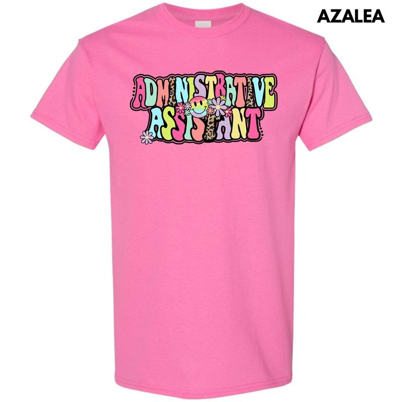 Administrative Assistant Groovy Gildan Short Sleeve T-Shirt 'NLB' Hoodie Sweatshirt | PrintMintTees.com