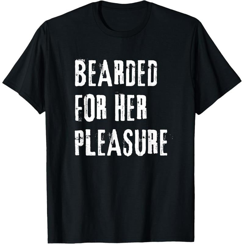 Adult Humor Bearded for Her Pleasure Naughty Dirty Jokes Men T-Shirt made in usa Hoodie Sweatshirt | PrintMintTees.com