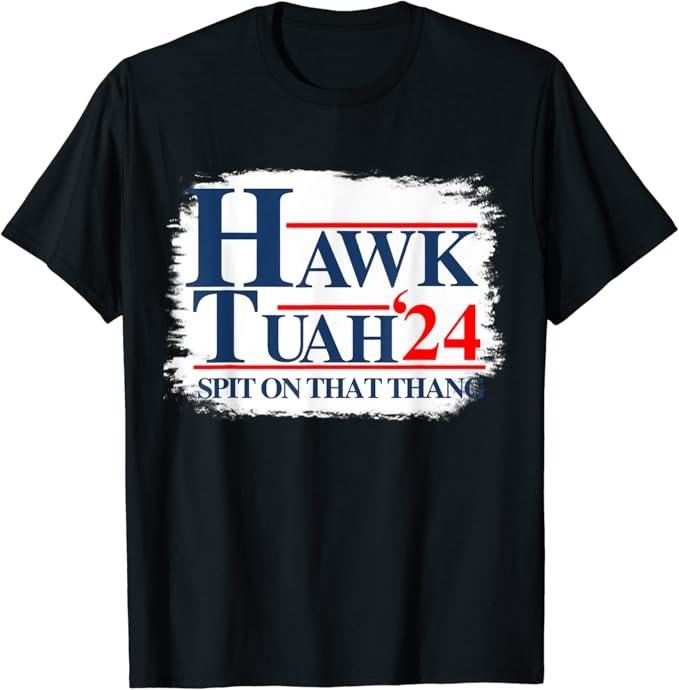 Adult Humor Shirts, Hawk Tuah 24 Spit On That Thang Bleach T-Shirt Top Classic Casual Cotton Hoodie Sweatshirt