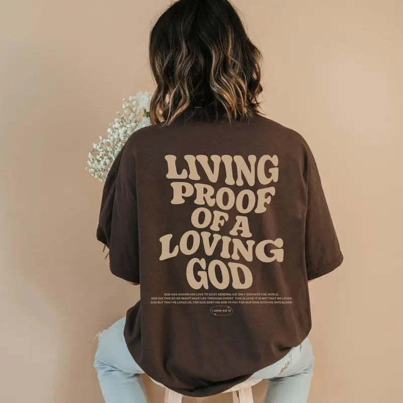 Aesthetic Christian Shirt For Men Christian Apparel Brown Jesus T-shirt Christian Streetwear Clothing Bible Verse T Shirt...