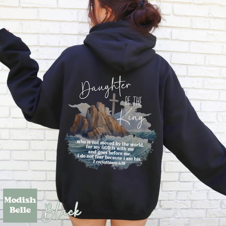 Aesthetic Christian Sweatshirt, Bible Verse Hoodie, Christian Clothes for Her, Jesus Apparel, Christian Gifts for Women,...