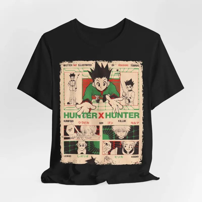 Aesthetic Hunter Vintage Anime Movie Streetwear Unisex Classic Graphic Unisex Short Sleeve T-Shirt Hoodie Sweatshirt
