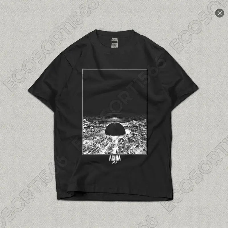 Akira - Tokyo Explosion Unisex Heavy Cotton T-shirt, Y2k anime manga tshirt , Vintage unisex tshirt Hoodie Sweatshirt
