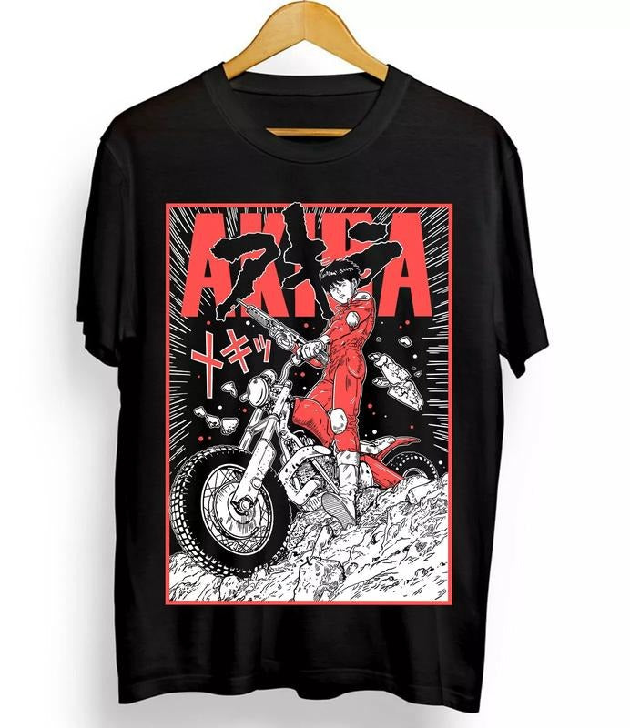 Akira T-shirt,Anime Shirt,Retro Neo Tokyo Manga Tetsuo Kaneda Shirt All Size Hoodie Sweatshirt | PrintMintTees.com