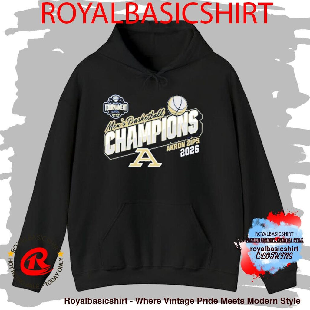 Akron Zips MAC Men’s Basketball Tournament Champions 2026 T-Shirt